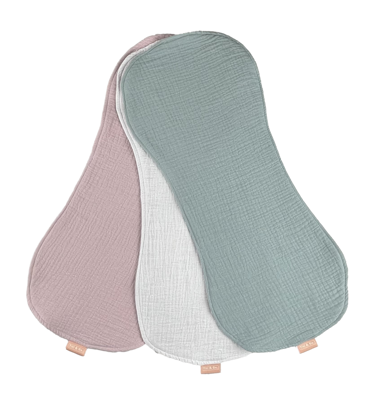 Burp Cloth Set | Berry Mix
