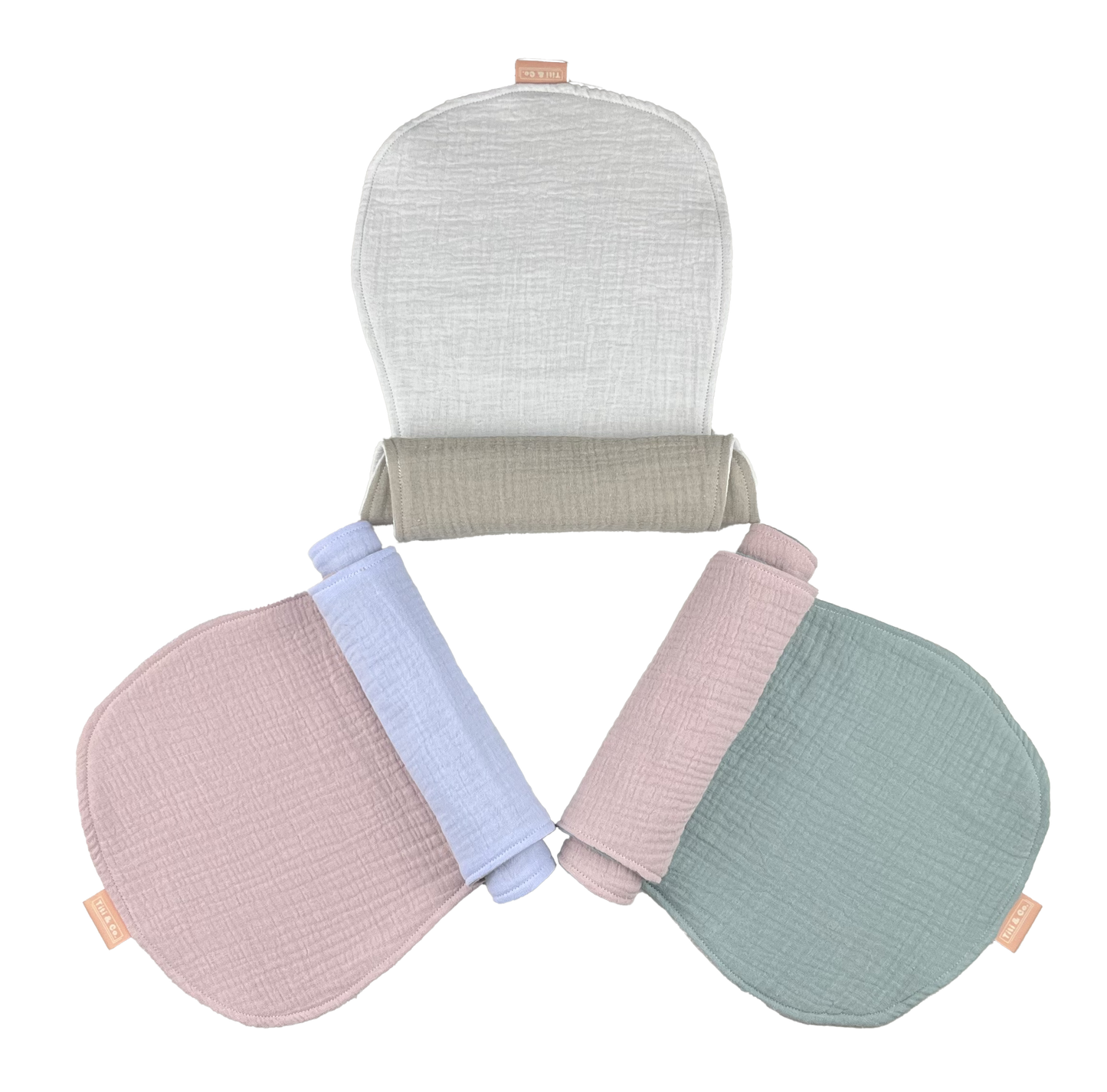 Burp Cloth Set | Berry Mix