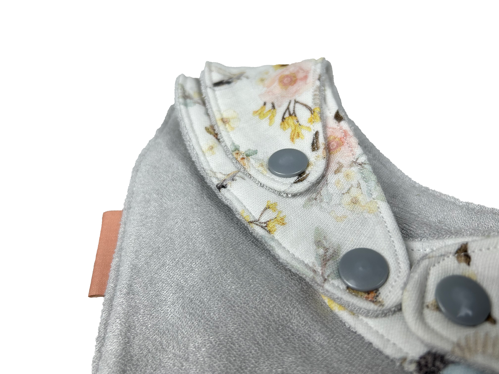 Double Guard Baby Dribble Bib Set - Kookaburra - Double Bib Back Close-up