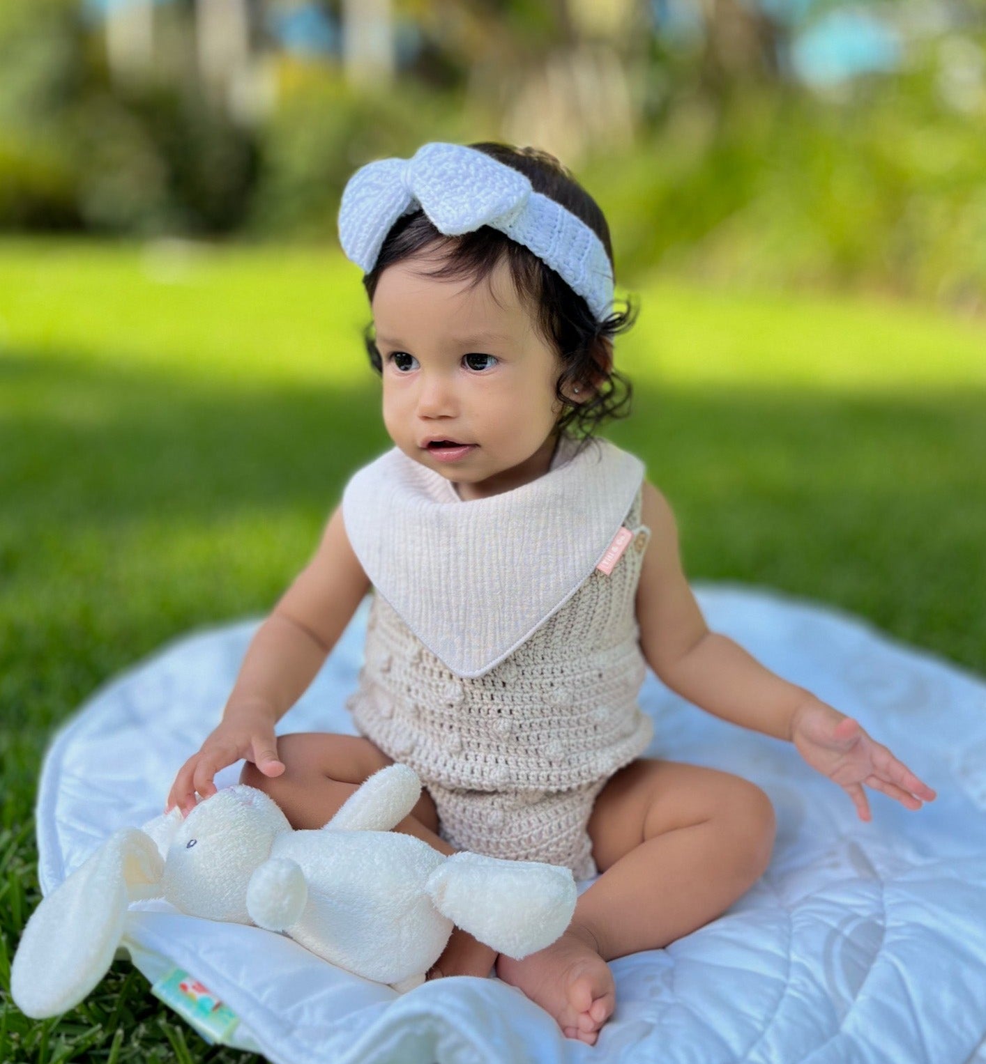 Dribble Bib Mocha | Single Base Bib