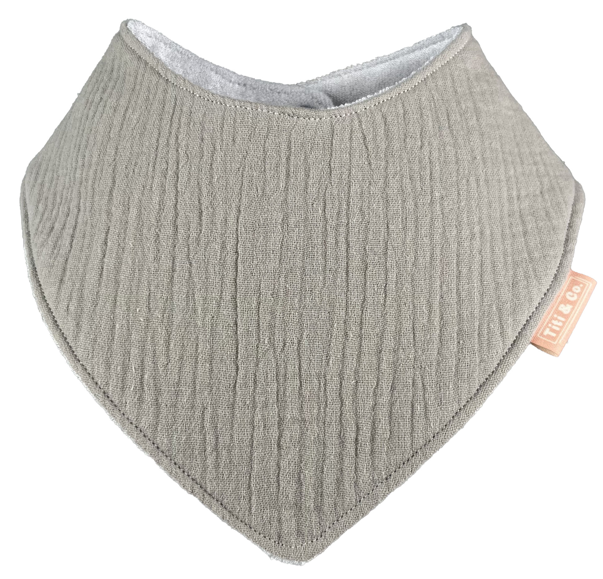 Double Guard Baby Dribble Bib Set - Pistachio Cream - Base Bib