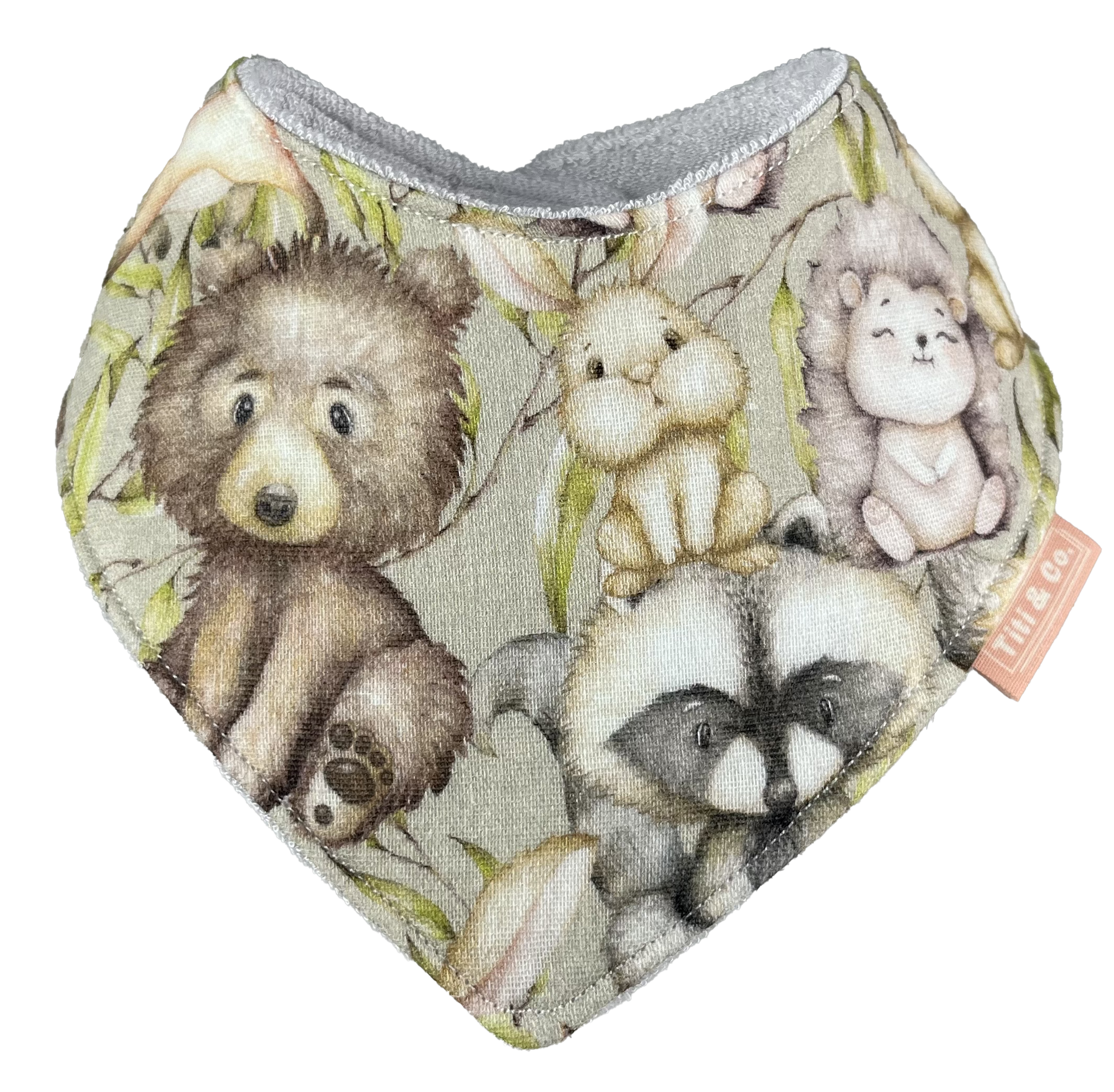 Double Guard Baby Dribble Bib Set - Forrest - Top Bib