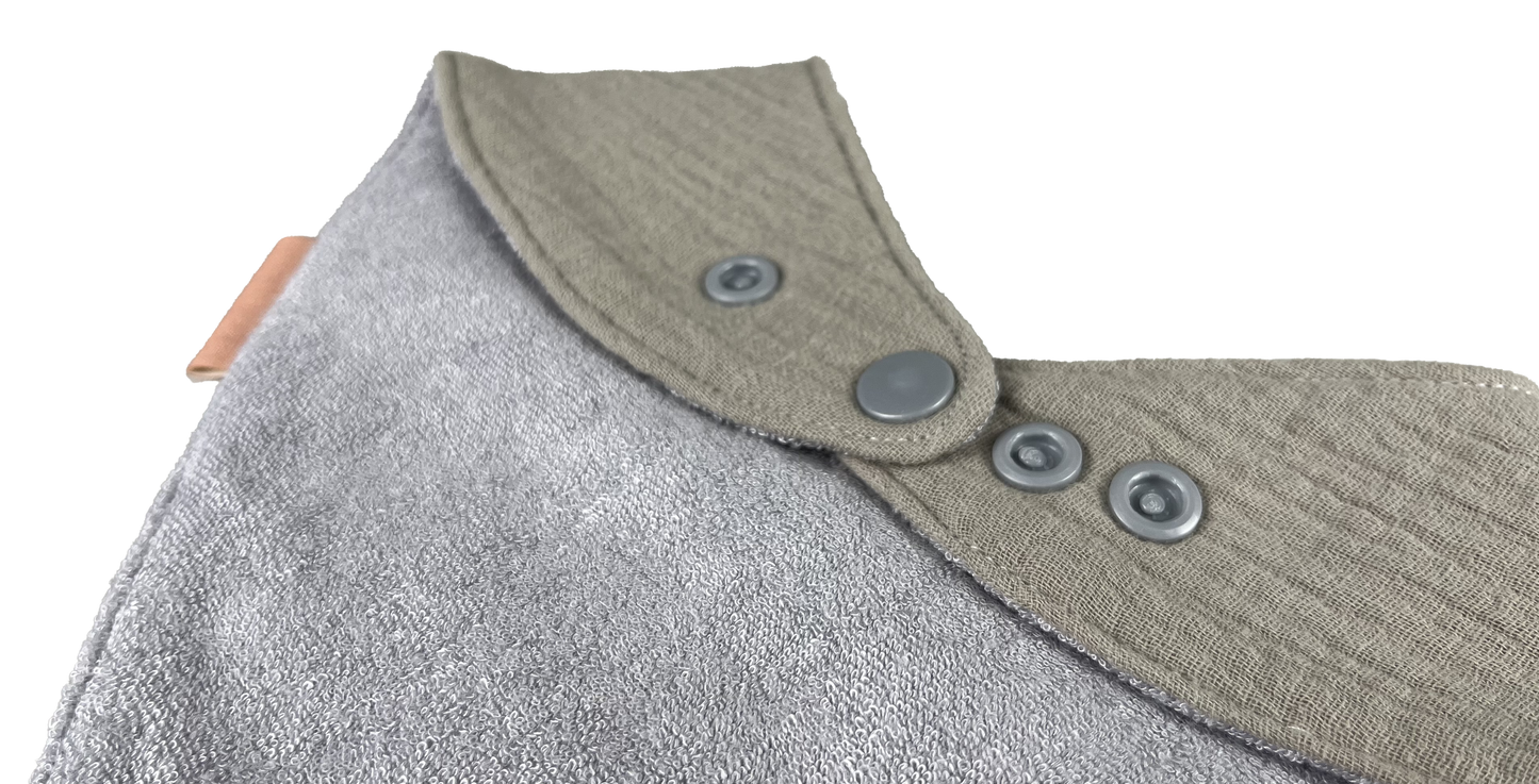 Dribble Bib Mocha | Single Base Bib