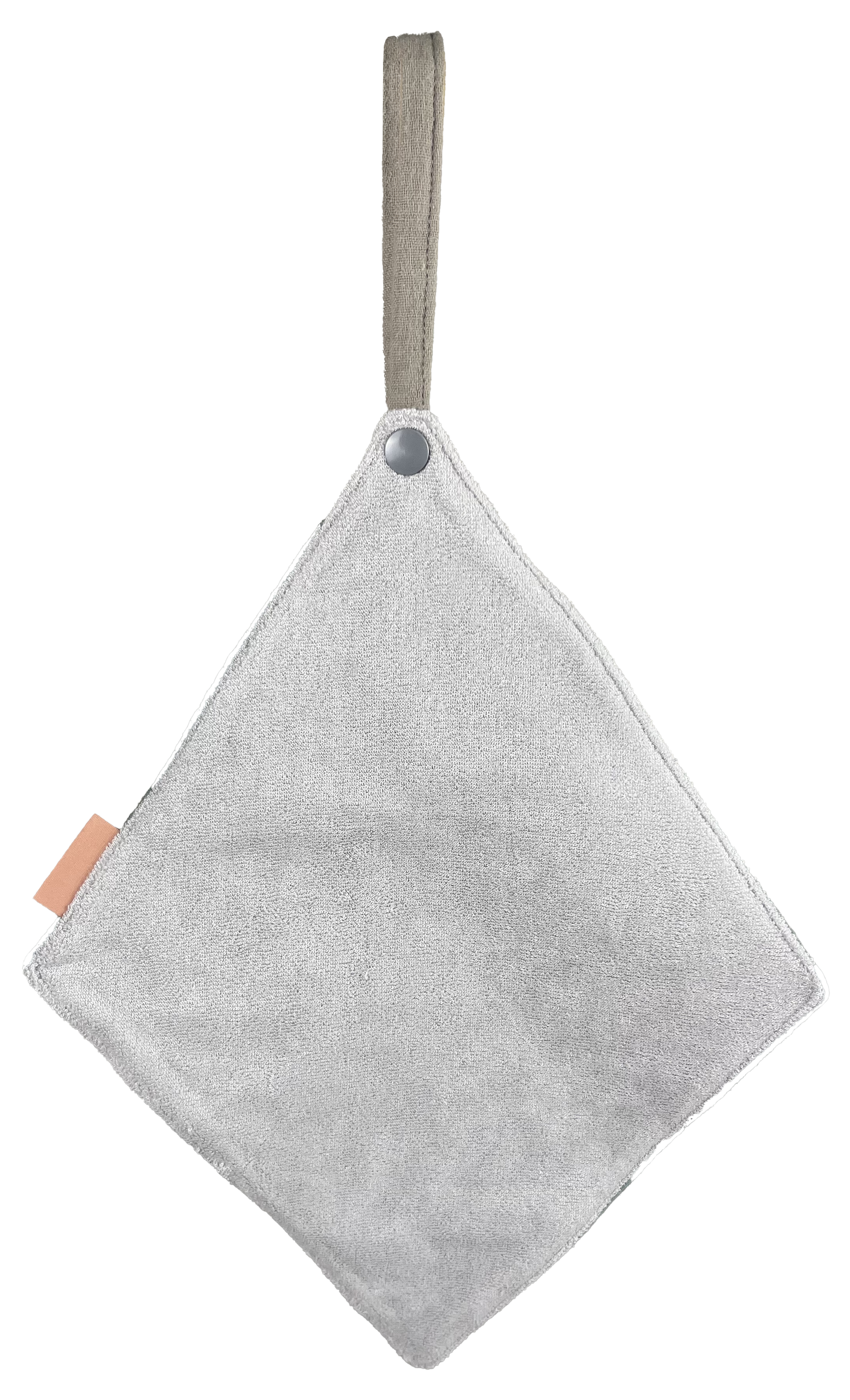 Double Guard Baby Dribble Bib Set - Pistachio Cream - Face Washer Back