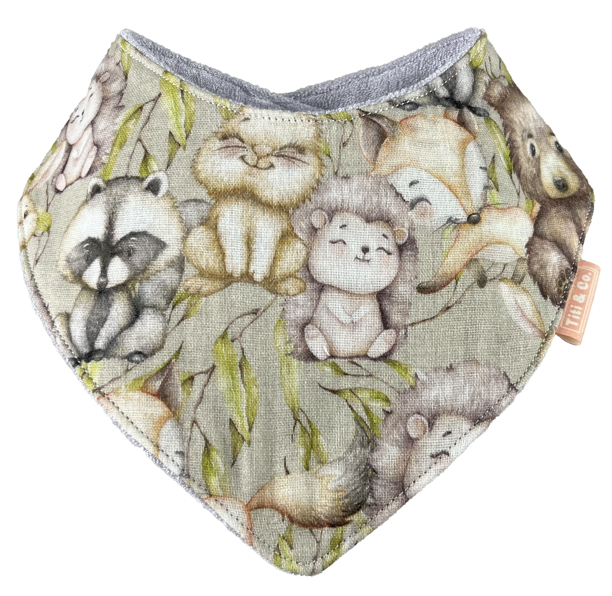 Double Guard Baby Dribble Bib Set - Forrest - Base Bib