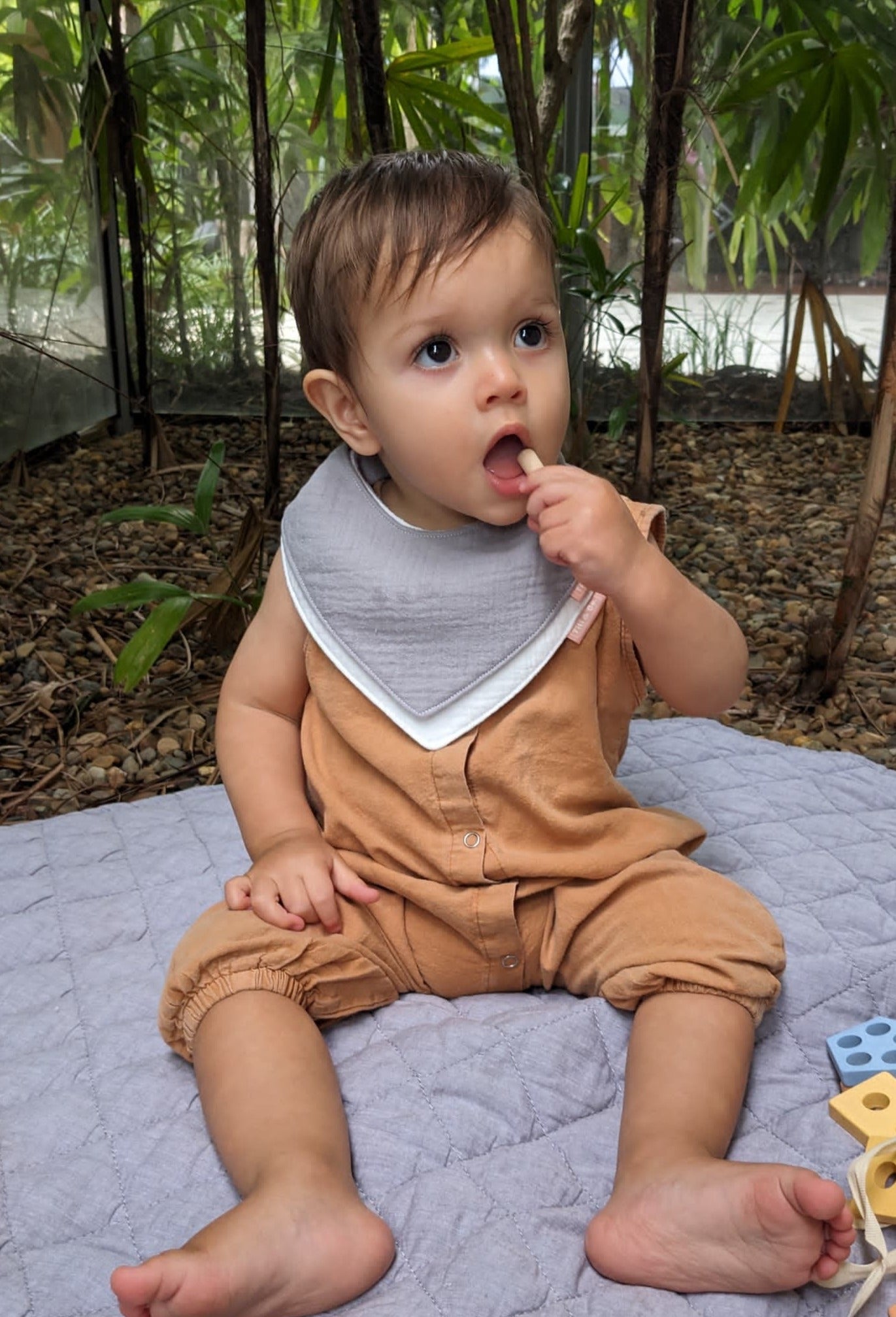 Double Guard Baby Dribble Bib Set - Milky Way - Lifestyle_1