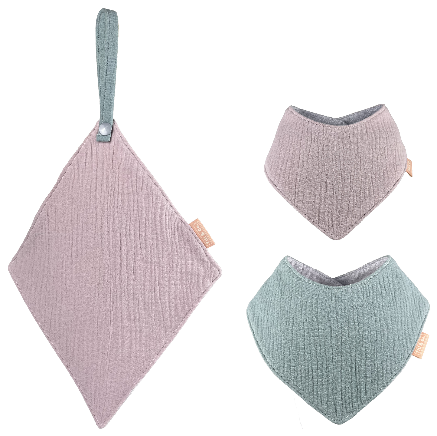 Baby Dribble Bib Set | Sweet & Sour
